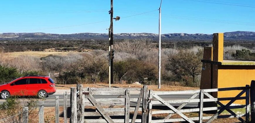 Cod 67- Importante chacra de 10 hectáreas sobre la Ruta en Mina Clavero