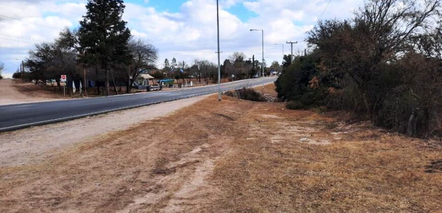 Cod- 74 -. Terreno sobre la Ruta y con costa de Río en Nono, Inmejorable inversión.