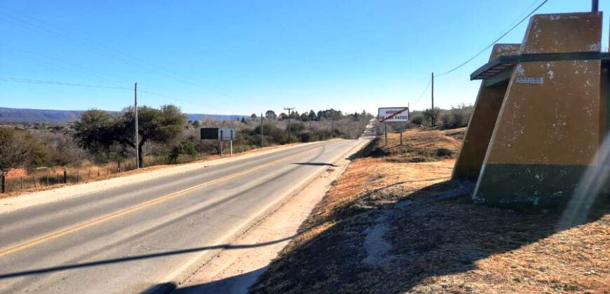Cod 67- Importante chacra de 10 hectáreas sobre la Ruta en Mina Clavero